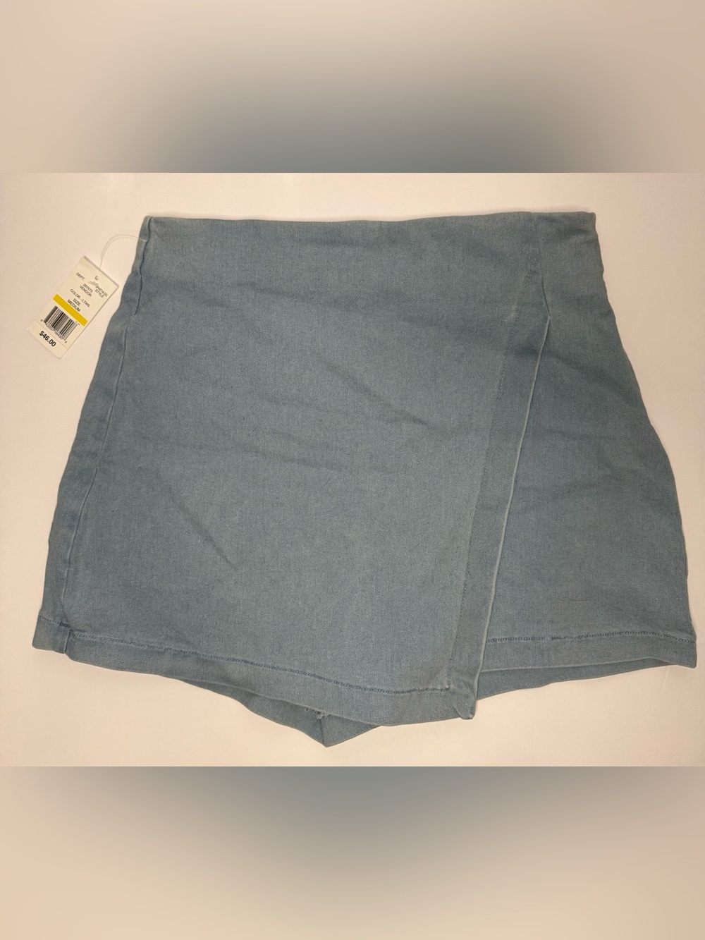 Dry Goods Light Blue Mini Skort